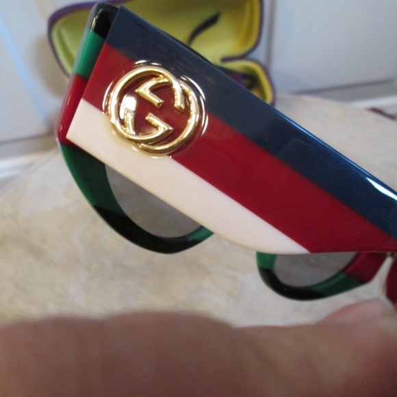 GUCCI Cat Eye Sunglasses Multicolor GG0275S-005 - Picture 11 of 16